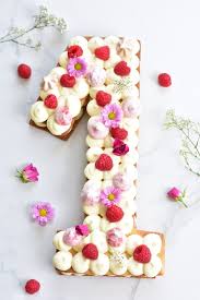 The perfect way to celebrate your day! Number Cake Lemon Cream Tart With Raspberries Everyday Delicious