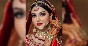 embracing red bridal makeup trends in