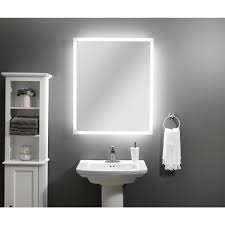 It measures 22.4 inches long and. Home Netwerks 36 In W X 30 In H Frameless Rectangular Led Light Bathroom Vanity Mirror In Silver W White Led Lit Frame 75 101a Bt The Home Depot