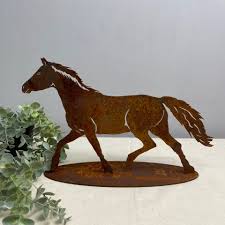 Rustic Horse Statue Interiorwise