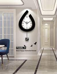 creative design wall clock pendulum
