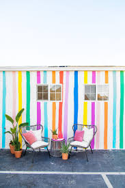 How To Paint A Rainbow Stripe Wall