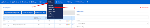 It's strange that a company like ebay doesn't make it easy for sellers to get the resources they need. How To Create Edit And Delete Your Store Categories Ad Listerad Lister