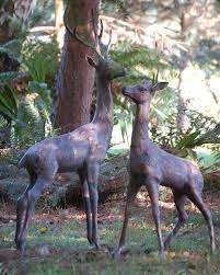 Large Cast Aluminium Deer Or Stag