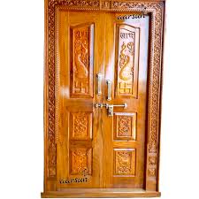 interior wooden double door