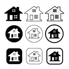 Simple House Symbol And Home Icon Sign