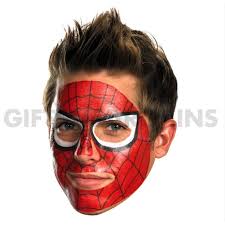 marvel spider man spiderman face tattoo