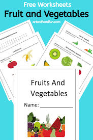 free printable fruit and vegetable