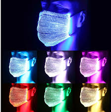 Led Face Mask Led Light Up Face Mask Led Rave Mask Tableclothsfactory