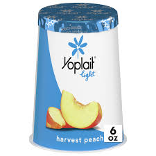 yoplait yogurt fat free harvest peach