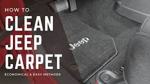 how to clean jeep carpet a step by
