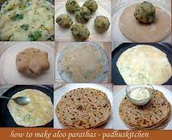 simple steps to make aloo parathas