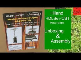 Hiland Hdls01 Cbt Patio Heater Unboxing
