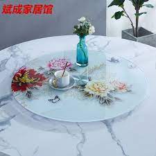 Dining Table Thickened Tempered Glass