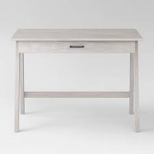 Whitely french country style white wash oak desk cabinet desks. Paulo Wood Writing Desk With Drawer White Wash Project 62 Target
