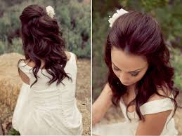 Hair up or hair down? Wedding Hairstyles For Short Hair Half Up Half Down Hairstyles Vip