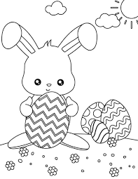 6 free coloring pages for easter