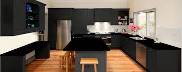 black granite kitchen black granite
