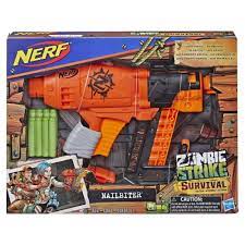nerf zombie survival nailbiter kids toy