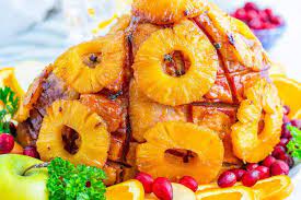 brown sugar pineapple glazed ham
