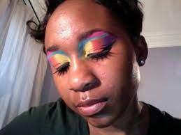 tutorial dramatic colorful look using