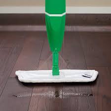 Combine ¼ cup white vinegar, ¼ cup baking soda, 1 tablespoon dish detergent, and 2 gallons hot water. Spray Mop Osmo Uk