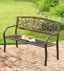 This Iron Tuscany Bench Is Crafted From