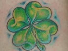 four leaf clover tattoo designs and