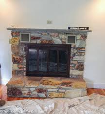 1970s Fireplace Makeover Before And After