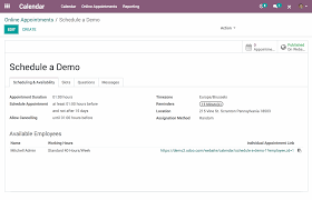 Odoo Appointments