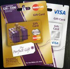 prepaid visa mastercard gift cards