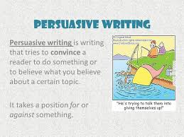 Persuasive Writing Borrowed With Permission From Ms Walsh Ppt