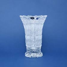 Crystal Hand Cut Vase 205 Mm Crystal
