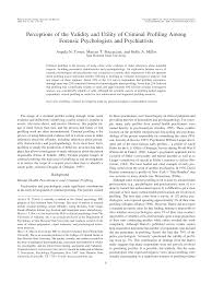 Parts of this chapter were originally prepared for an essay in of course, at this level psychoanalytic theory isn't really distinguishable from other psychological to say that this body of research supports psychoanalytic theory is to make what the philosopher gilbert. Http People Uncw Edu Myersb 292 Readings Readings Profiling Pdf