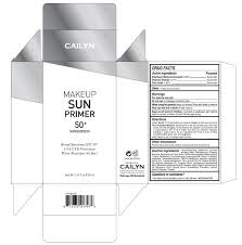 makeup sun primer octinoxate zinc