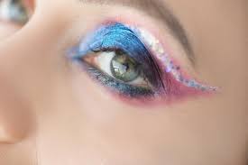 photo festive bright eye makeup