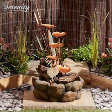 Serenity Lily Pad Cascade Water Feature