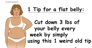 12 weird old tips for a flat belly