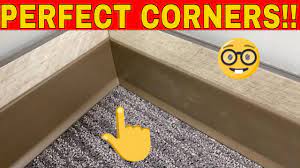 3 ways to cut rubber base corners you