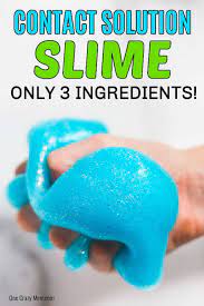 how to make slime with contact solution