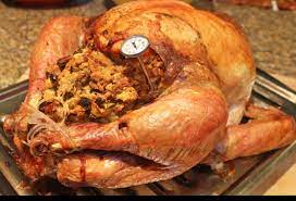 a turkey in a convection oven