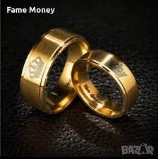 Огромно разнообразние от брачни халки от злато и сребро! Venchalni Halki Ot Stomana Her King His Queen V Prsteni V Gr Sofiya Id24287500 Bazar Bg