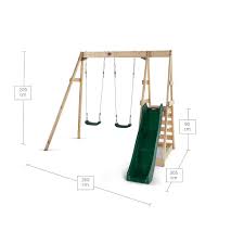 Buy Tamarin Wooden Swing Set Plum