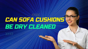 can sofa cushions be dry cleaned