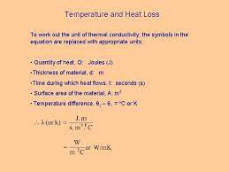 thermal conductivity thermal conductivity