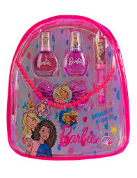 barbie mini makeup backpack role play