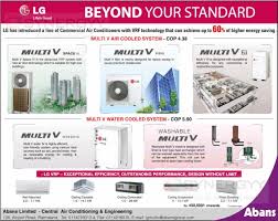 lg range of commercial air conditioners