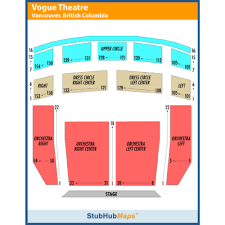 Genuine Vogue Theatre Vancouver Seating Chart 2019