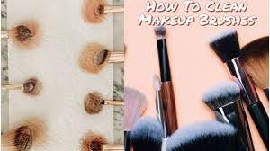 how to clean makeup brushes by pro