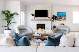 23 blue and gray living room ideas